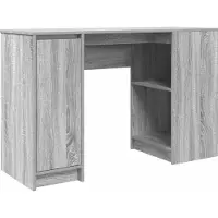 vidaXL Schreibtisch Grau Sonoma 120x42x76 cm Holzwerkstoff