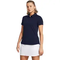 Under Armour Golf Playoff Kurzarm-poloshirt Für Damen Blau L Frau Blau L