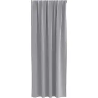 vidaXL Verdunkelungs-Vorhänge mit Ringen 2 pcs Hellgrau 245 x 140 cm