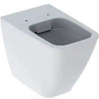 Geberit iCon Square Stand-WC Tiefspüler, geschlossene Form, ohne Spülrand