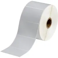Brady BPT-19-7563-0.5, metallisierter Polyester, Silber, matt, 76.20 x 50.00 mm, permanent (500 E.