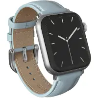 Burga Armband aus echtem Leder für Apple Watch | 38/40/41/42 mm - Dream / Silver