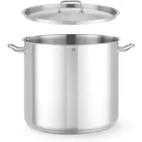 Hendi Kochtopf, hoch - mit Deckel, , Kitchen Line, 45L, â400x(H)360mm