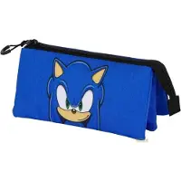 KARACTERMANIA Sonic - The Hedgehog Triple Federmäppchen SEGA Sight Blue