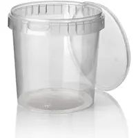 Papstar Starpak 7 X 30 Feinkostbecher, PP 770 ml Ø 11,8 cm · 11,3 cm transparent mit Originalitätsverschluss