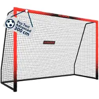 Hudora Pro Tect 300, Football target, Schwarz, Rot, Polyester, Edelstahl, 6 Jahr(e), 3000 mm, 1200 mm