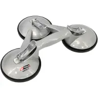 AWTOOLS Aluminium-Saugnapf für Glas, Tragfähigkeit 190 kg