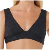 Rip Curl - Women's Premium Surf Deep V - Bikini-Top Gr S schwarz