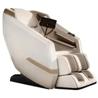 Muxing Massagesessel, Zero-Gravity Liegesessel, Tiefenmassage, mit Heizfunktion, Vollmassage, Bluetooth SL Schienen Weiß L140×B73×H106cm /A001-Bai/