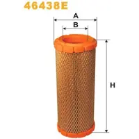 WIX FILTERS Luftfilter 46438E für NEW HOLLAND Boomer Filtereinsatz