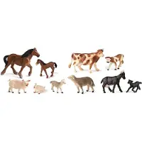 Miniland Tierfiguren Bauernhofbabys 10 Einheiten