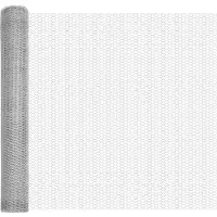 vidaXL Bodenmontierter Sechseckzaun 100 x 1 m Verzinkter Stahl Silber