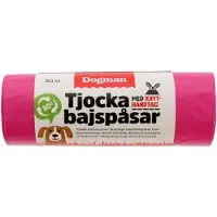 Dogman Dicke Kotbeutel mit Bindegriff 50 Beutel Pink
