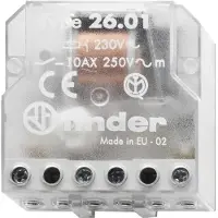 Finder Stromstoßschalter 10 A, 230 V AC, Unterputz, 1 Schließer, 1 Stk.