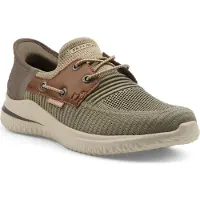 SKECHERS Slip-Ins: Delson 3.0 Sportief - taupe - Maat 42