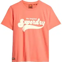 Superdry Retro Flock Relaxed Kurzarm-t-shirt