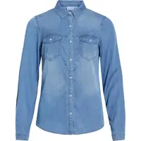 Vila Vibista Taschen Jeanshemd