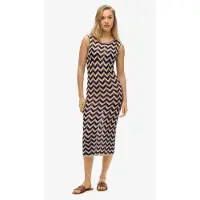 Superdry Zig Zag ärmelloses Kleid