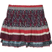 Superdry für Damen. W7210264A Step-Minirock mit Vintage Logo lila Logo (XL), Lässig, Flieder, Viskose
