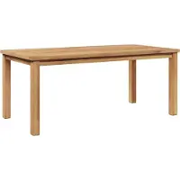 vidaXL Couchtisch Braun 110 x 55 x 45 cm Massivholz Teak