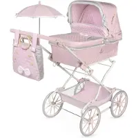 Decuevas Sophie Faltbarer Reborn-puppenwagen Mit Schirm Und Handtasche Silber Kinder Silber One Size