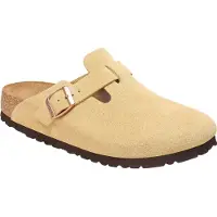 Birkenstock Boston Suede Latte Cream - EU 36