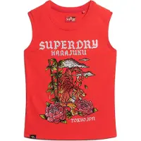 Superdry Tattoo Rhinestone ärmelloses T-shirt