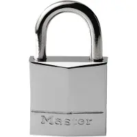 Master Lock Messing Ein Verchromtes Vorhängeschloss