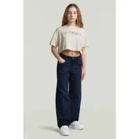 G-Star Girls Boxy Cropped T-Shirt - Beige - mädchen - 12
