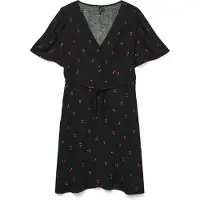 Vero Moda Minikleid "VMALBA SS SHORT DRESS WVN NOOS" Viskose, slim fit