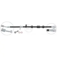 A.B.S. Bremsschlauch 435 mm INN M10x1.0 BANJO 10.0 mm . für u.a. OPEL INSIGNIA
