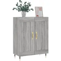 vidaXL Sideboard Grau Sonoma 69,5x34x90 cm Holzwerkstoff