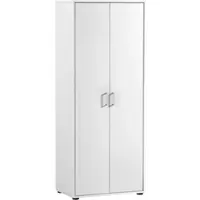 Proregal Möbelpartner Aktenschrank Fox | Tall | HxBxT 164x65x41cm | 2 Flügeltüren | Weiß | Büroschrank von