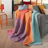 Biederlack Wohndecke Lava colorful 150x200 cm - bunt