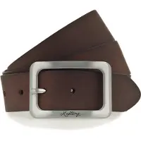 Mustang Ledergürtel "Rachel" Eckige, mattfarbene Schließe, 3,5 cm