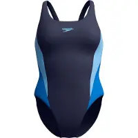 Speedo Colourblock Splice 2.0 Muscleback Badeanzug Damen 44