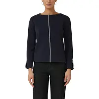 s.Oliver Black Label Sweatshirt, U-Boot Ausschnitt