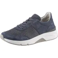 Gabor ROLLINGSOFT Damenschuhe - sportliche Schnür- Halbschuhe blau Freizeit NEU