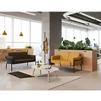 Medso 2-Sitzer Outdoor Sofa MEDSO, Größe L, Stahlgestell, B 1250 x T 747 x H 740 mm, 240 kg, grau
