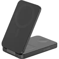 Decoded , Magnetische 3in1 Powerbank 8000mAh USB-C PD 20W mit Stand, Schwarz