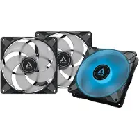 Arctic Cooling ARCTIC P14 PWM PST RGB 0dB - Semi-Passiver 140 mm Gehäuselüfter mit analogem RGB im Value Pack, ohne RGB-Controller, Ventilator, 14 cm, 1900 RPM, 0,3 Sone, 68,9 cfm, 117,06 m³/h