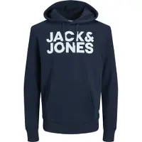Jack & Jones Kapuzensweatshirt "JJECORP LOGO SWEAT HOOD NOOS", Baumwollmischung, regular fit