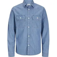 Jack & Jones Jeanshemd Travis 12269262 Blau Comfort Fit