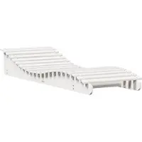 Syfax Sonnenliege Weiß 205x70x31,5 cm Massivholz Kiefer