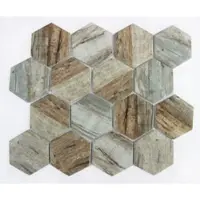 Premium Mosaic Glasmosaik brown 26x30 cm matt MOSV84HBR