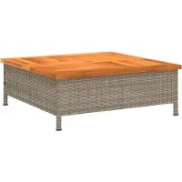 vidaXL Verkleidung für Sonnenschirmständer Grau 70x70x25 cm Akazie