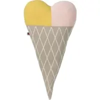 David Fussenegger Kissen gefüllt Juwel 'Gelato Dreams' 35 x 65 cm Natur
