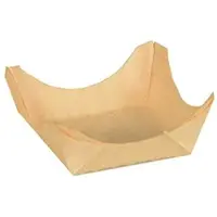 Papstar 50 Fingerfood - Schalen, Holz "pure" rund