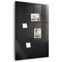 Tulup Schreib Magnettafel Dunkler Fels 60x90 cm Magnettafel Wohnzimmer Glas Weißer Marker Magnettafel Flur Glas