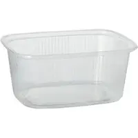 Papstar Starpak Verpackungsbecher, PP eckig 250 ml 4,9 cm x 8,1 cm x 10,8 cm transparent 1000 Stück